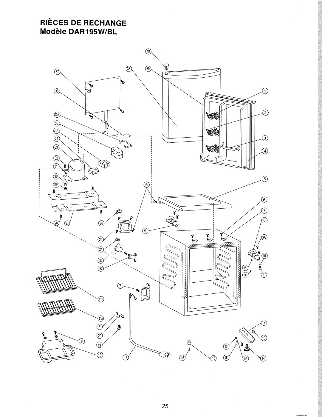 Danby DAR195BL manual 