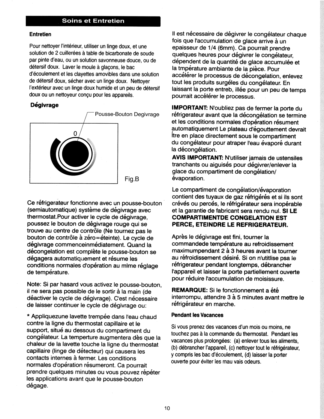 Danby DCR033BL manual 
