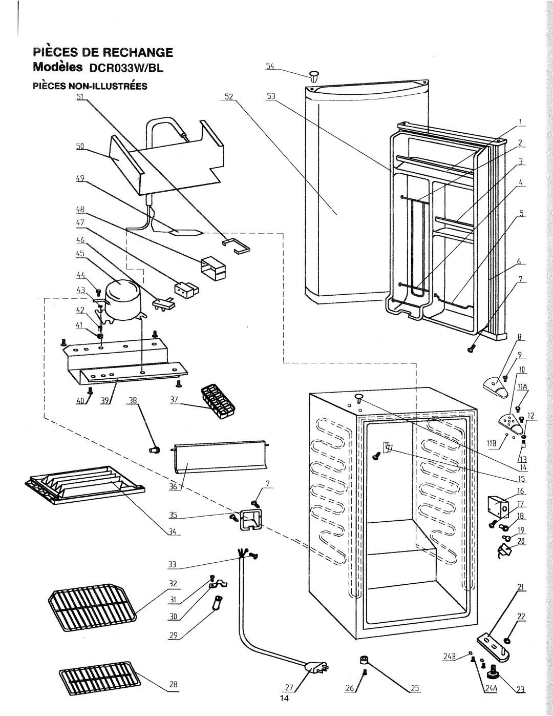 Danby DCR033BL manual 
