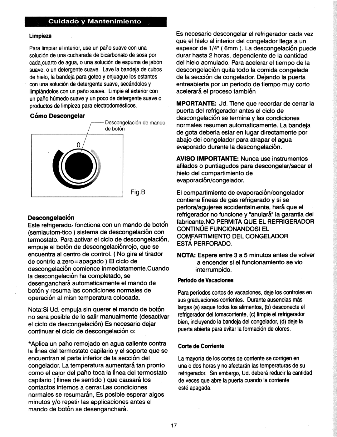 Danby DCR033BL manual 