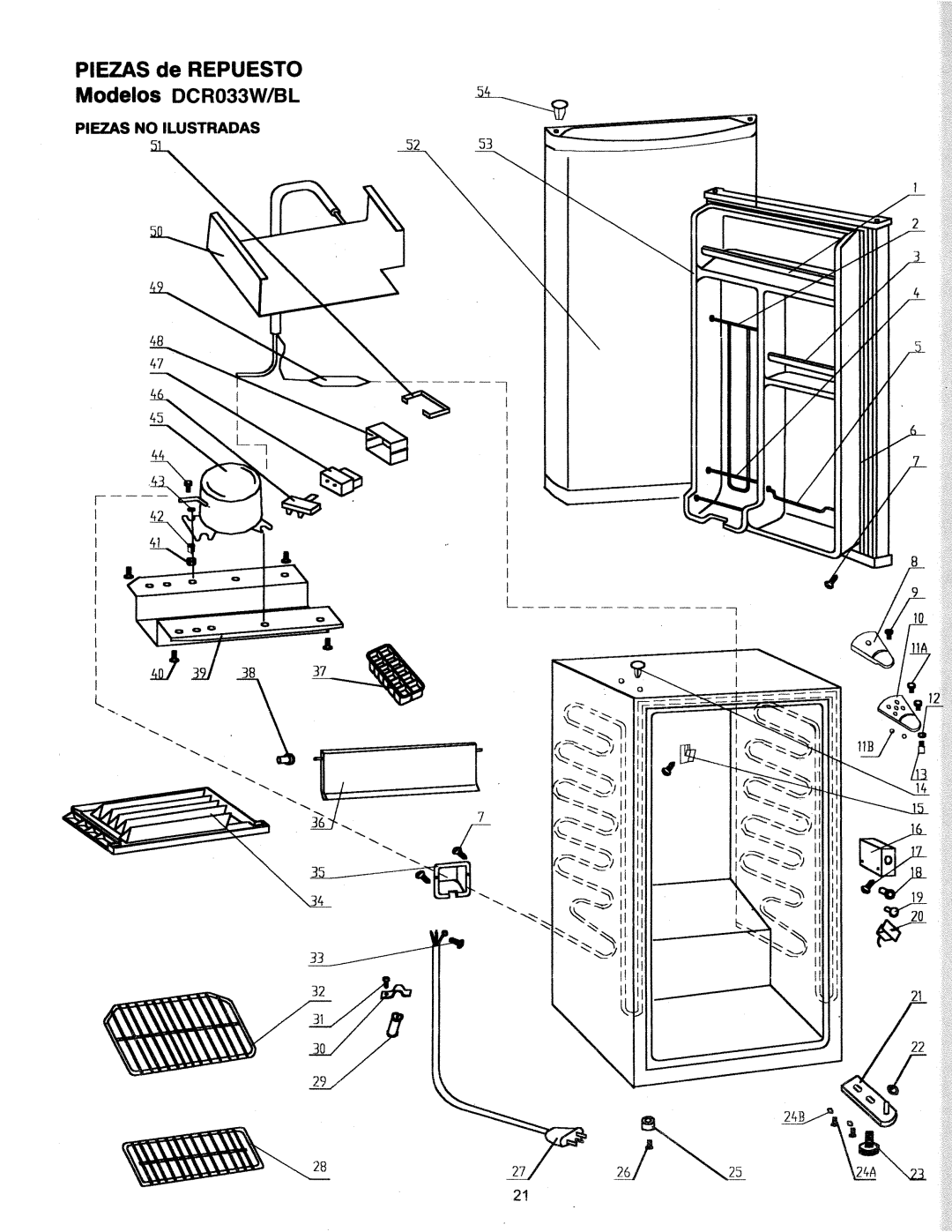 Danby DCR033BL manual 