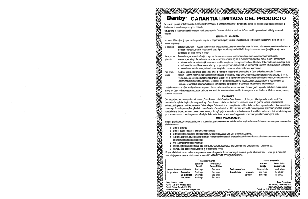 Danby DCR412W, DCR412BLS, DCR412BL-TC manual 