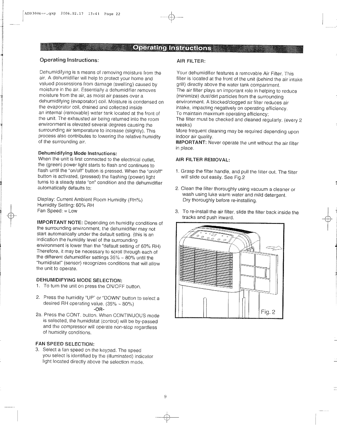 Danby DDR4007EE manual 