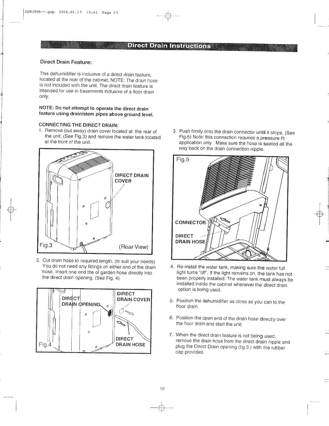 Danby DDR4007EE manual 