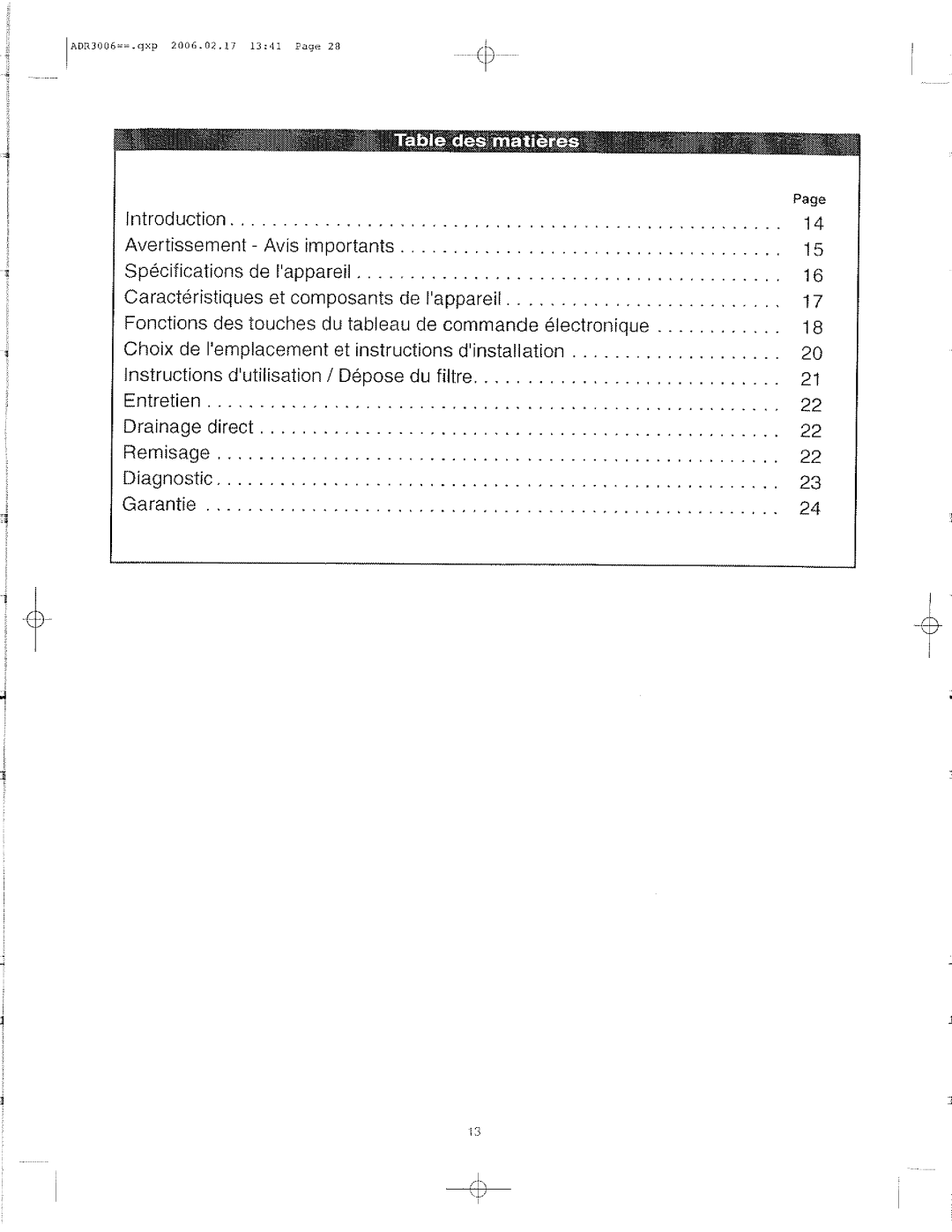 Danby DDR4007EE manual 