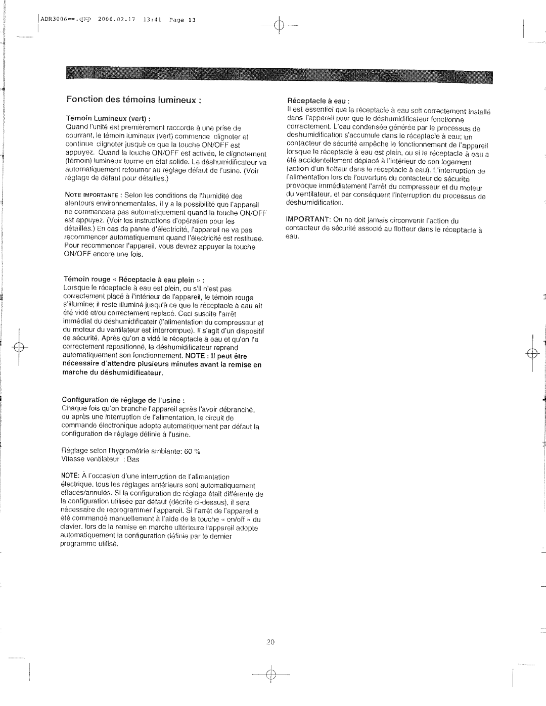 Danby DDR4007EE manual 