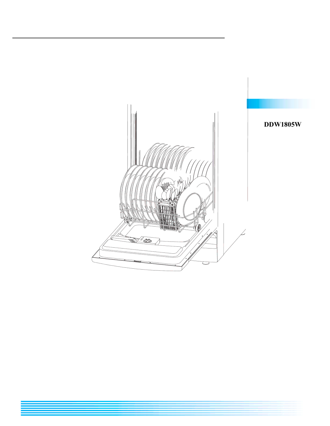 Danby DDW1805W instruction manual Lave-vaisselle mobile 