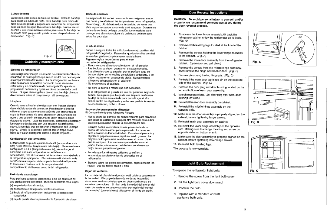 Danby DFF9102W/BL manual 