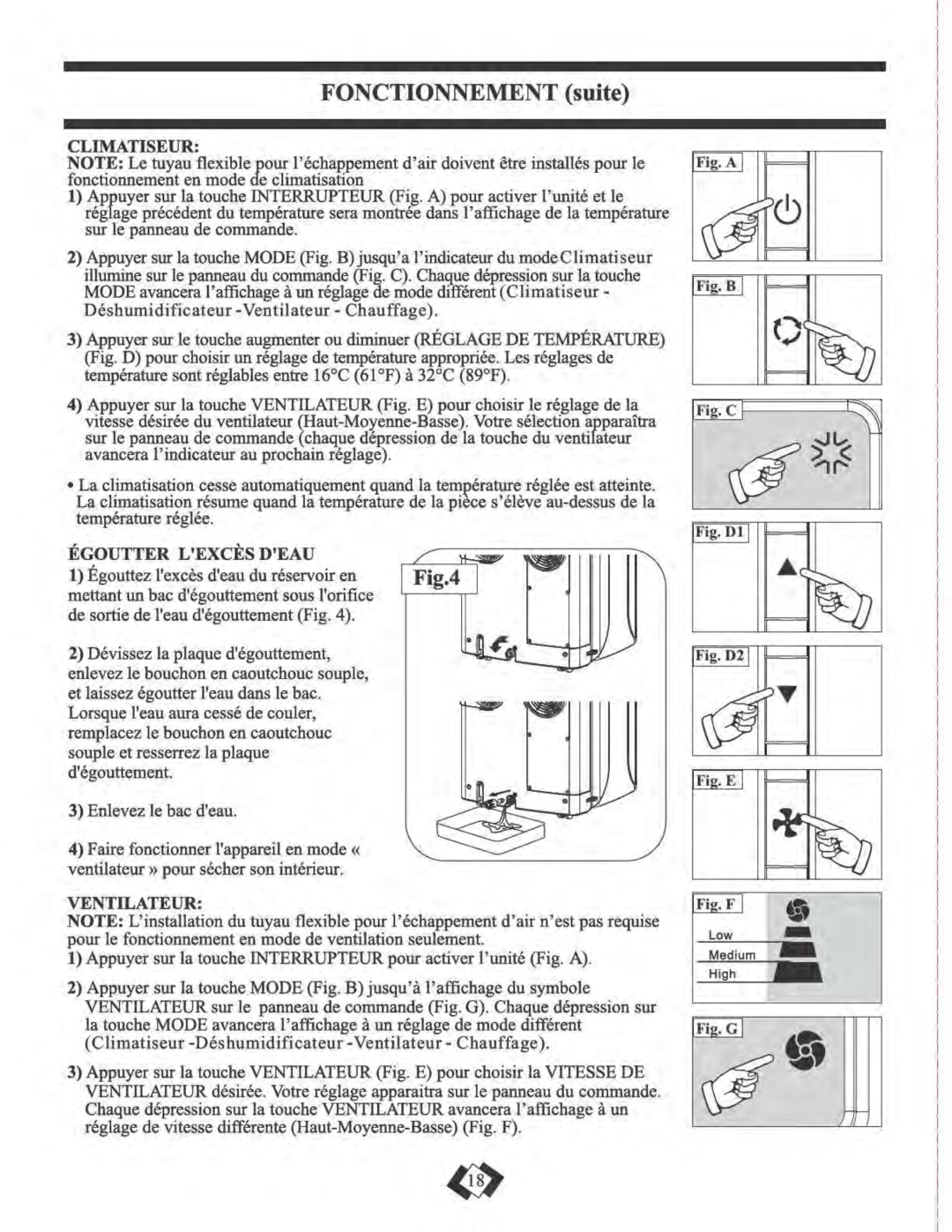 Danby DPA110DHA1CP manual 