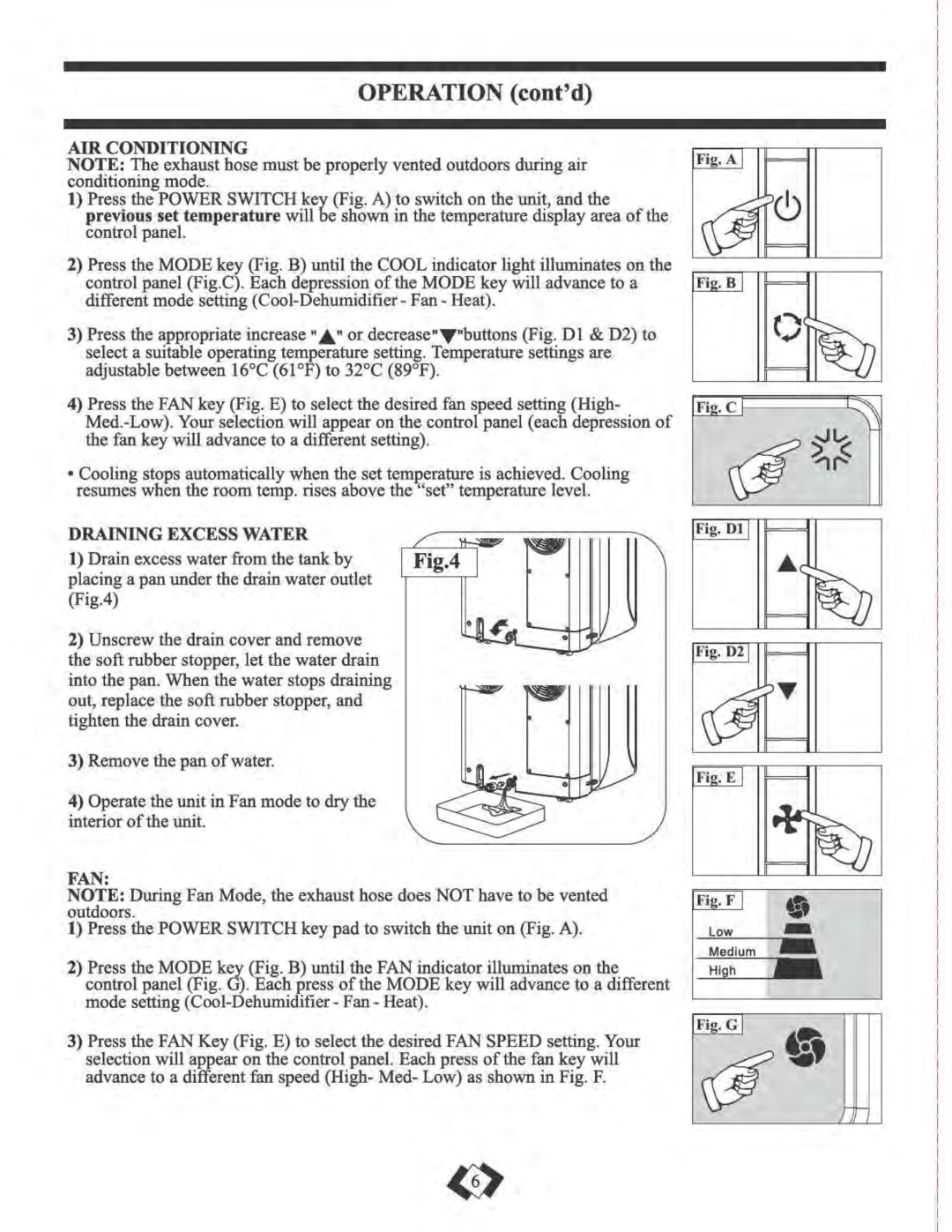 Danby DPA110DHA1CP manual 