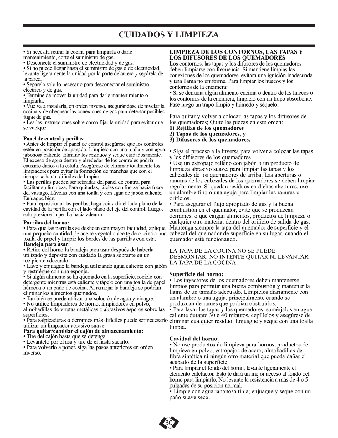 Danby DR2009WGLP installation instructions Cuidados Y Limpieza 