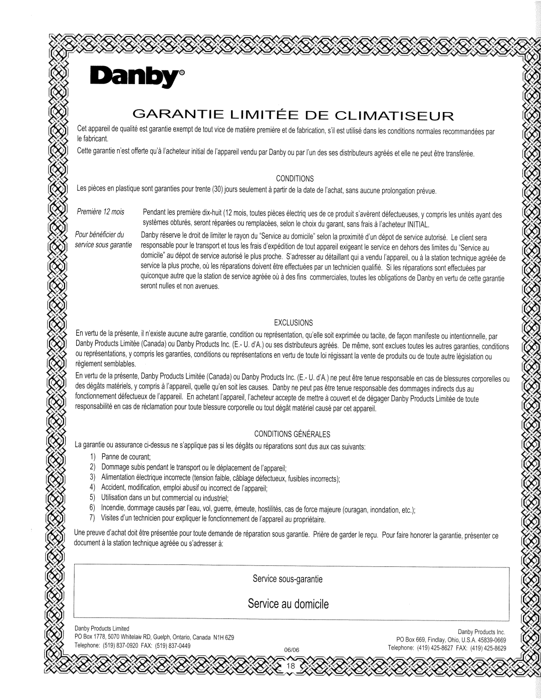 Danby DVAC10038EE, DVAC12038EE manual 