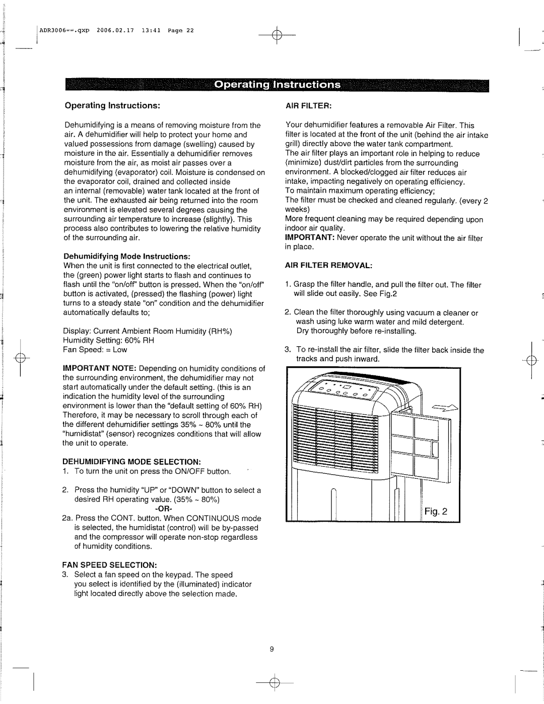 Danby SDR307EE manual 