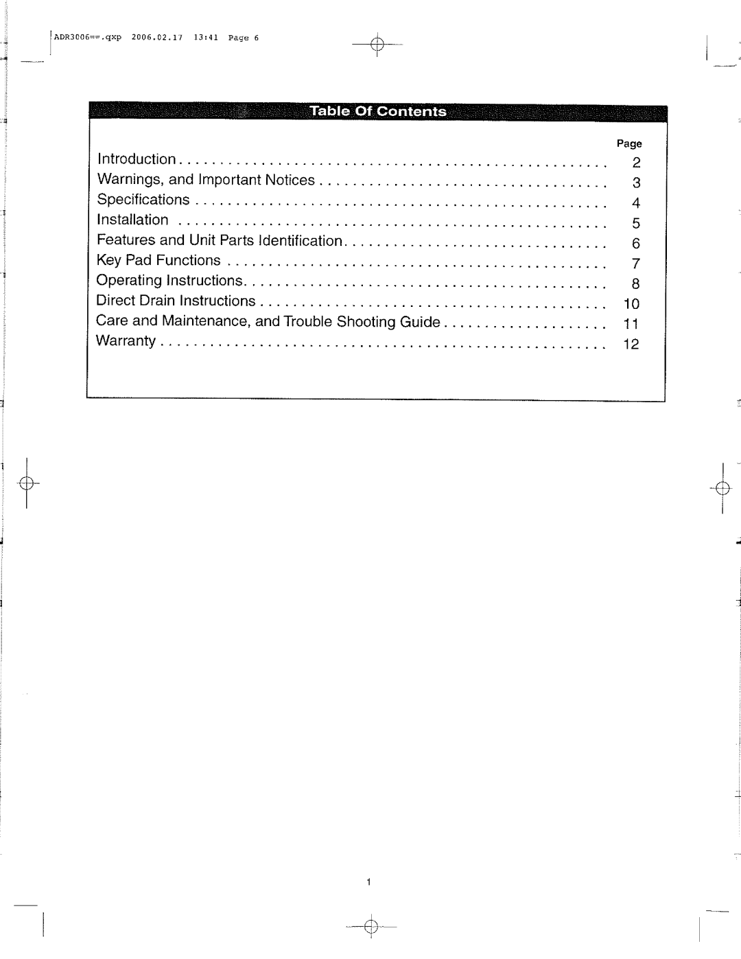 Danby SDR307EE manual 