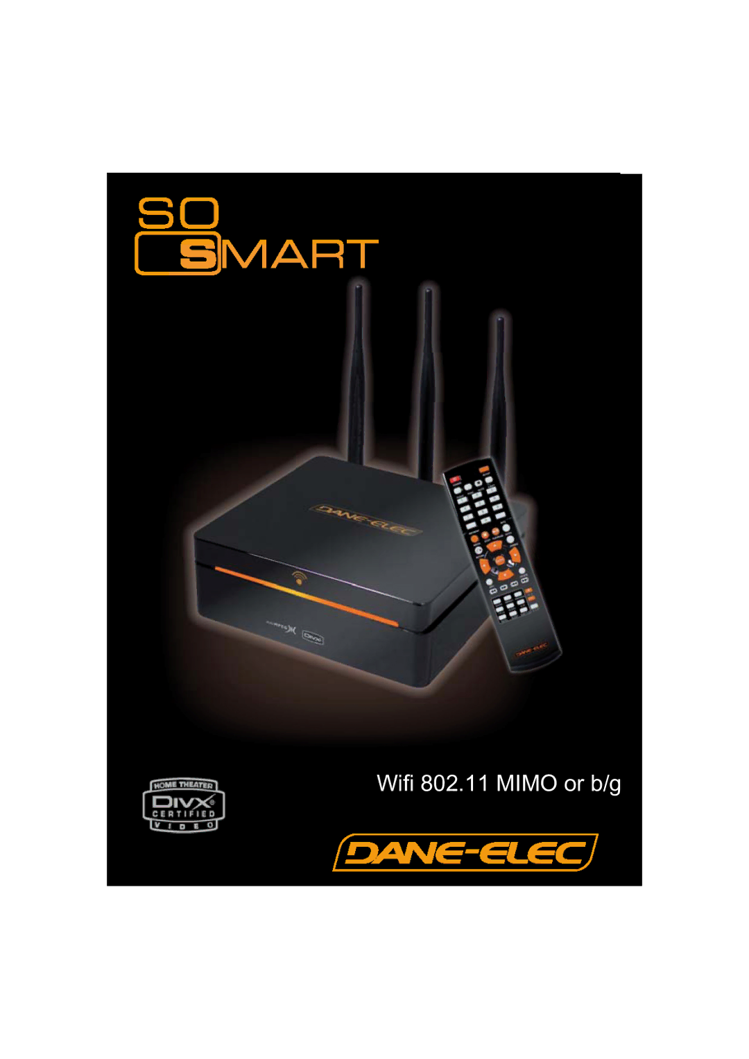 Dane-Elec Memory manual Wifi 802.11 Mimo or b/g 