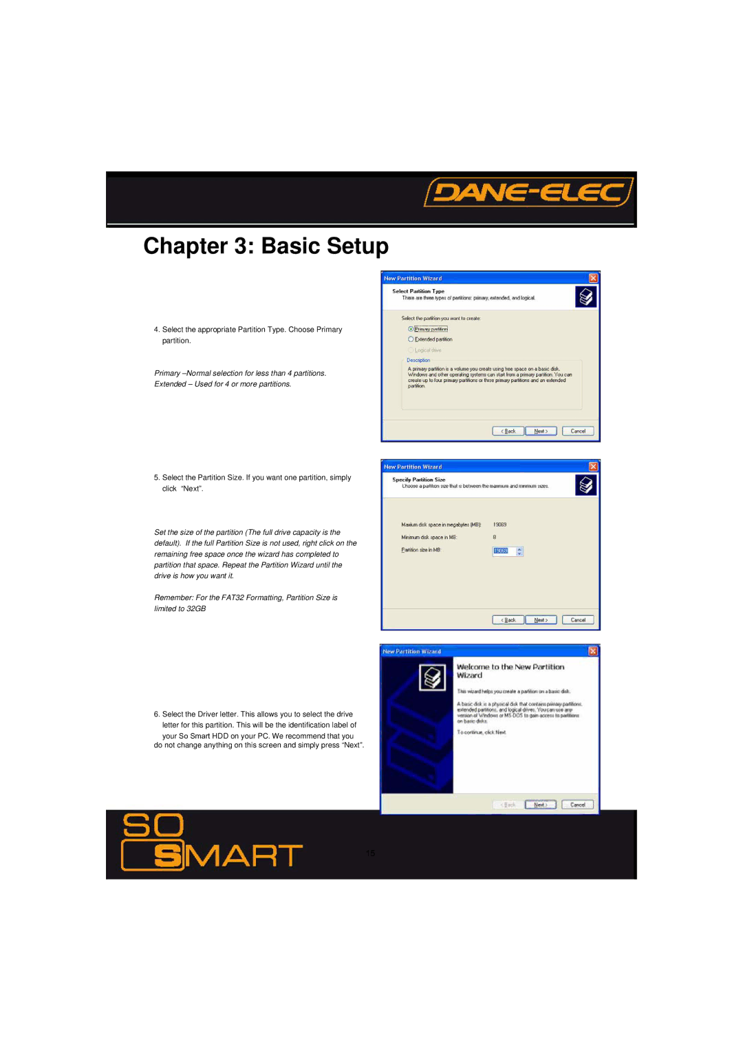 Dane-Elec Memory 802.11 manual Basic Setup 