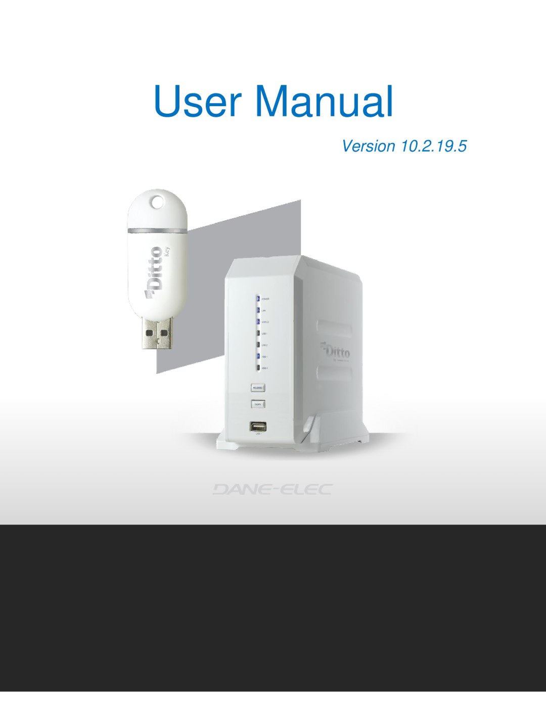 Dane-Elec Memory MD-H101T1E23S user manual Version 