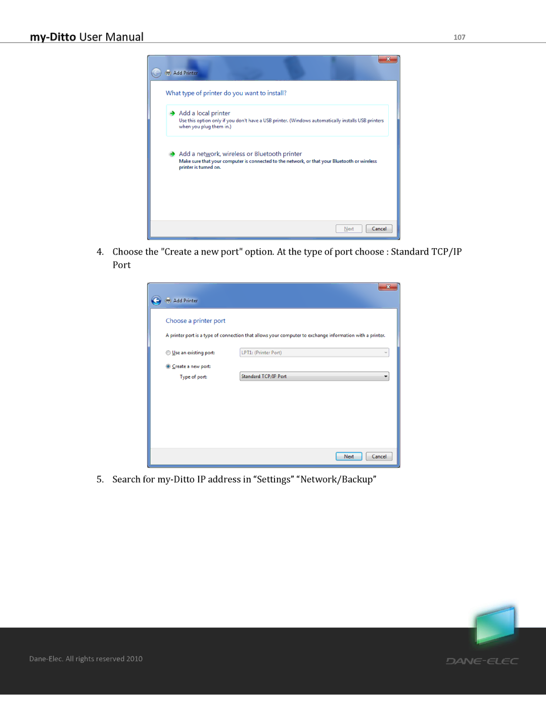 Dane-Elec Memory MD-H101T1E23S user manual 107 