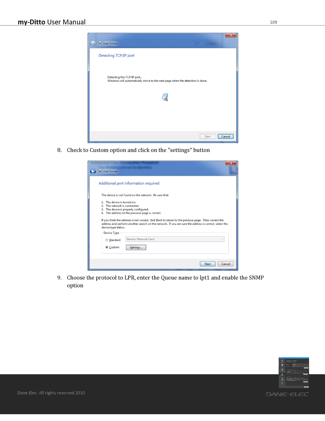 Dane-Elec Memory MD-H101T1E23S user manual 109 