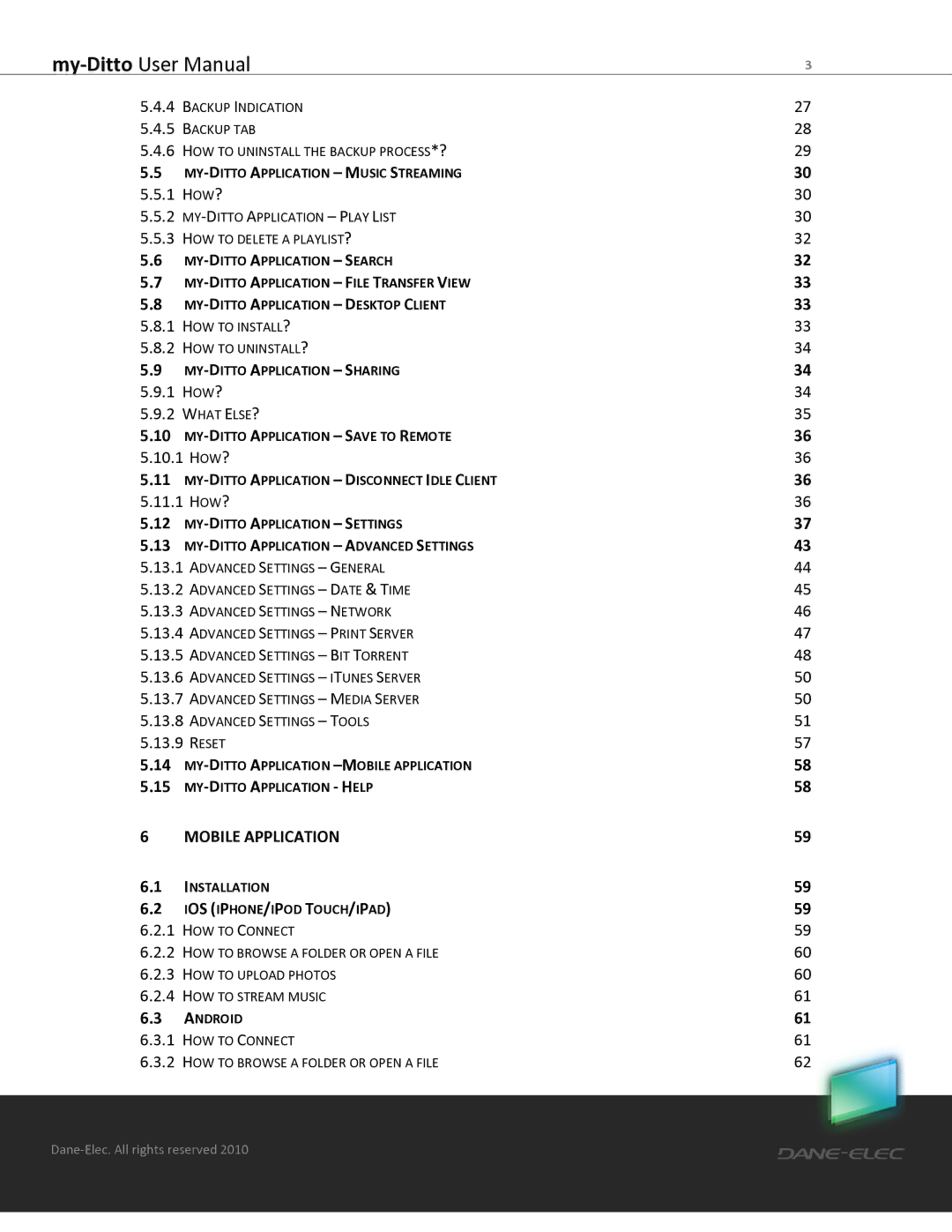 Dane-Elec Memory MD-H101T1E23S user manual Mobile Application 