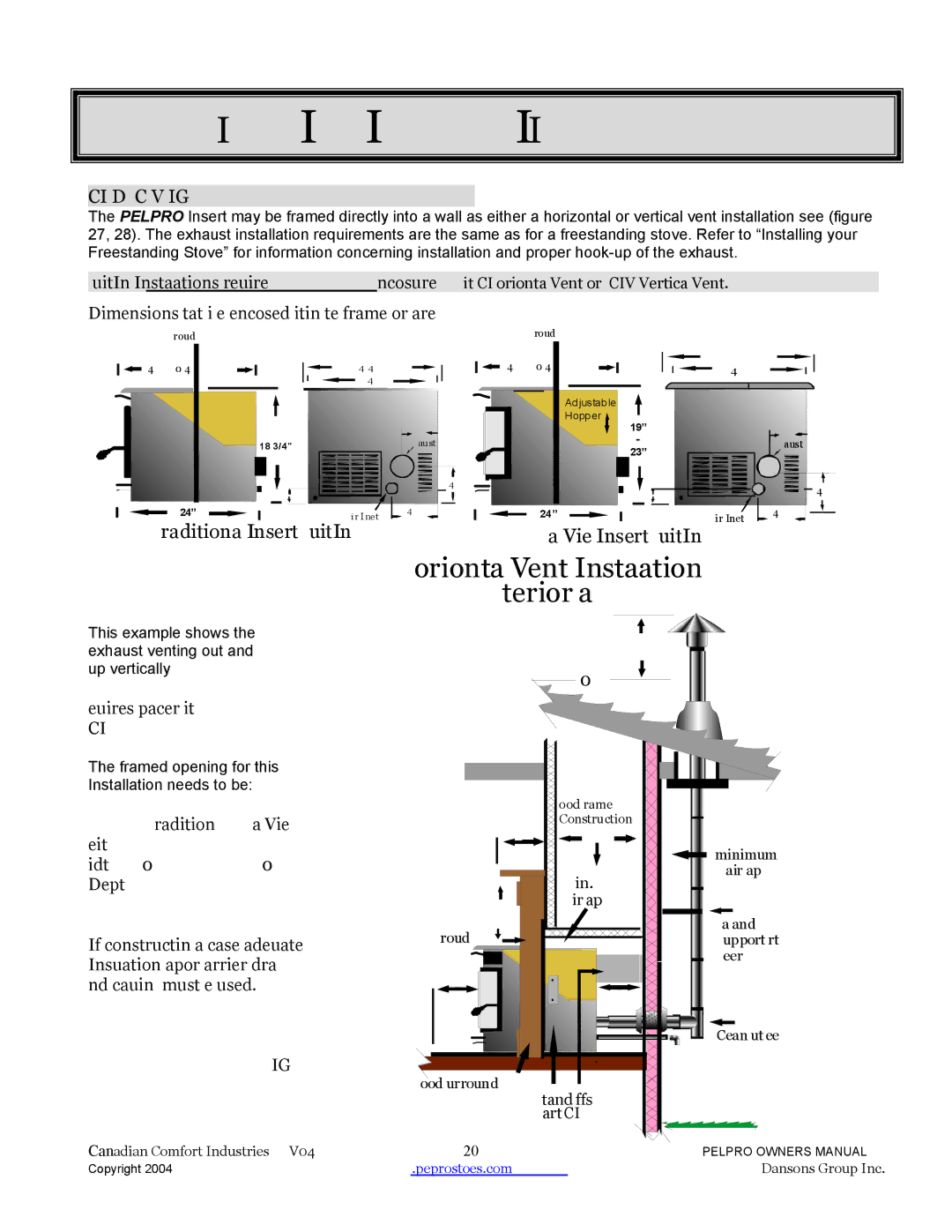 Dansons Group IPP, FPP, FPP, IPP, FPP Freestanding, IPP Bay View Insert / Built-In manual BUILT-IN Insert Installation 