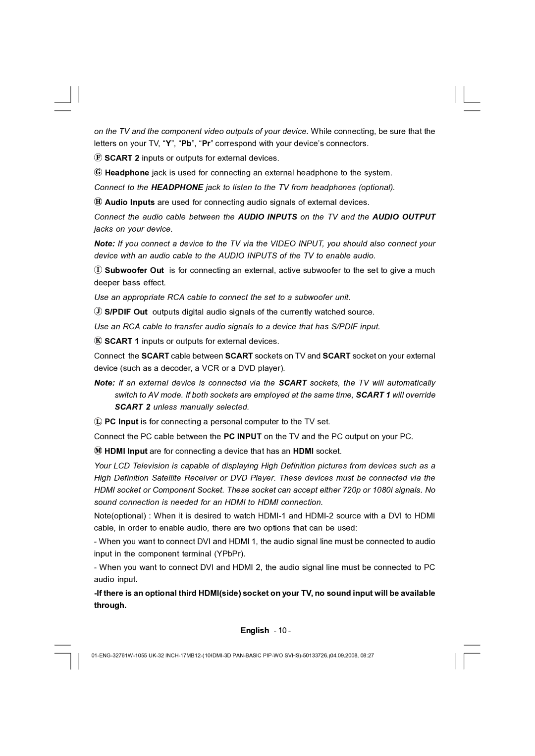 Dantax 32LCD V9 manual 