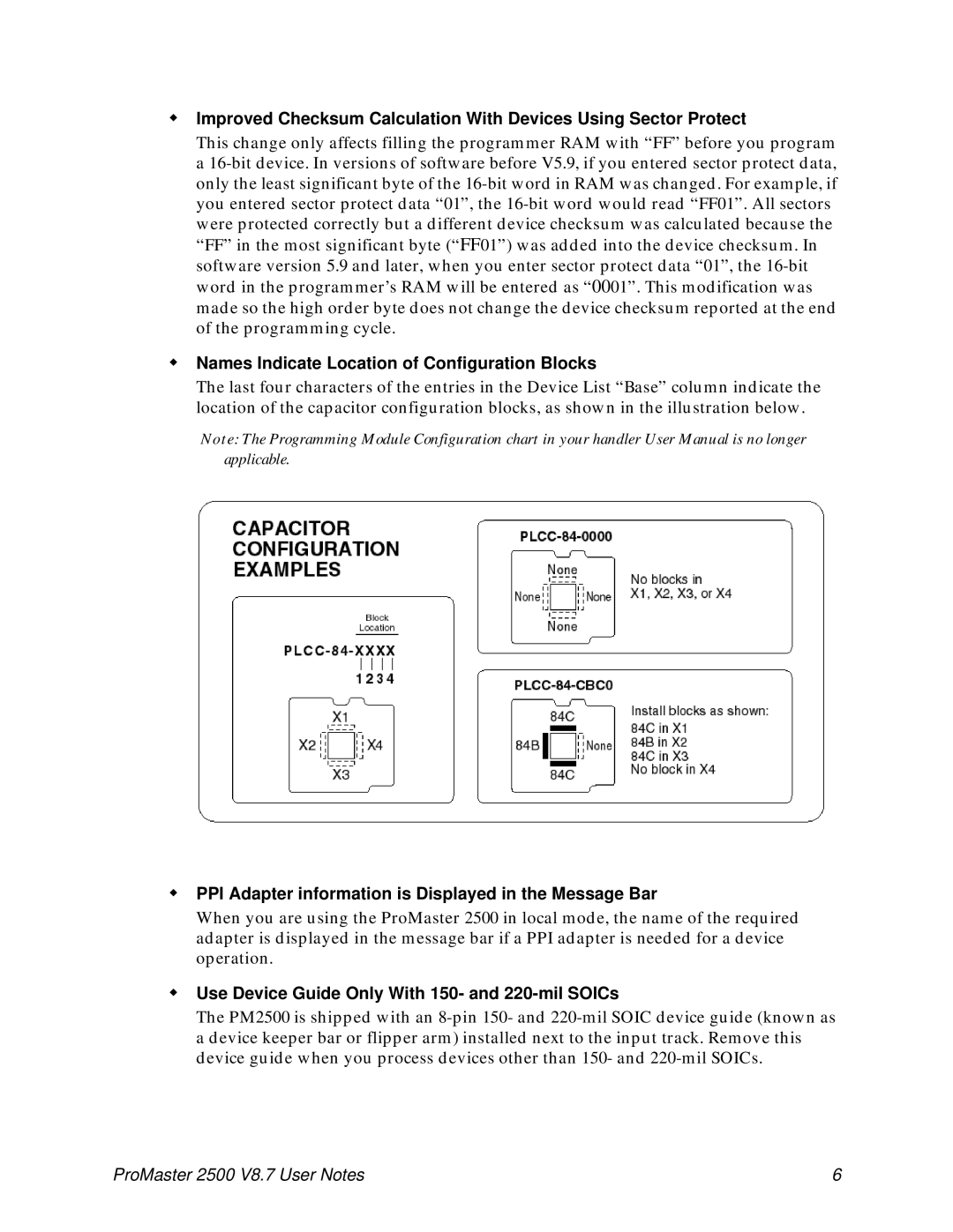 Data Technology 2500 user manual Š Names Indicate Location of Configuration Blocks 