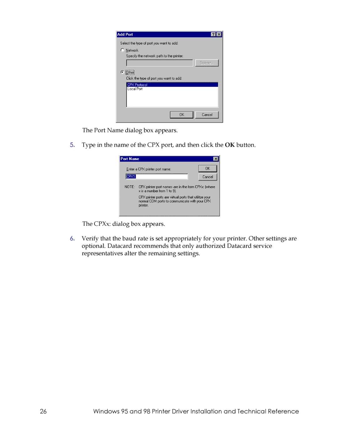 Datacard Group 150I, 450, 28X manual 