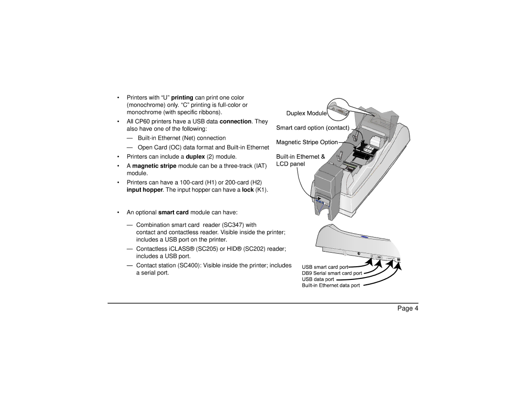 Datacard Group CP60 manual 