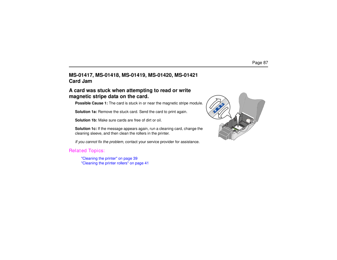 Datacard Group CP60 manual Related Topics 