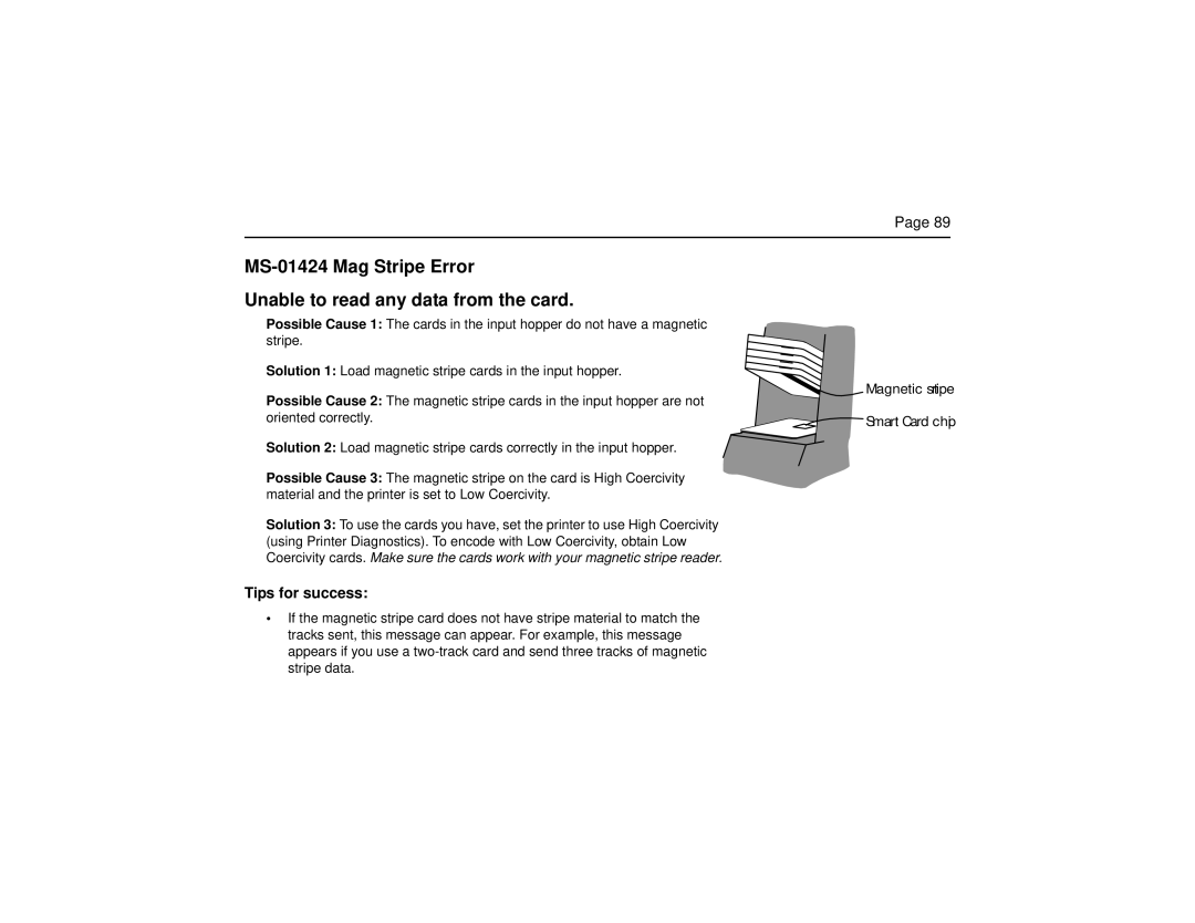 Datacard Group CP60 manual Magnetic stripe Smart Card chip 