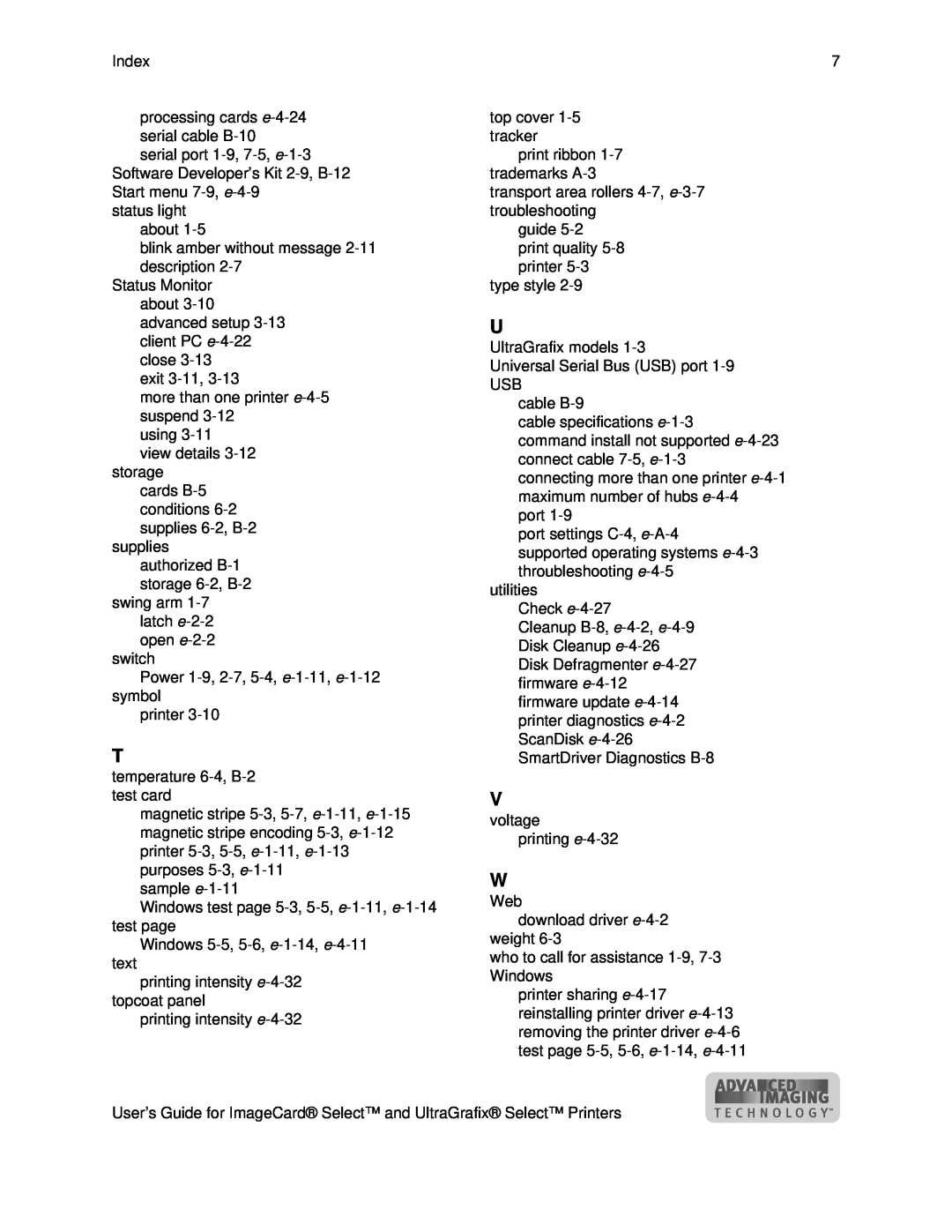 Datacard Group ImageCard SelectTM and UltraGrafix SelectTM Printers manual 