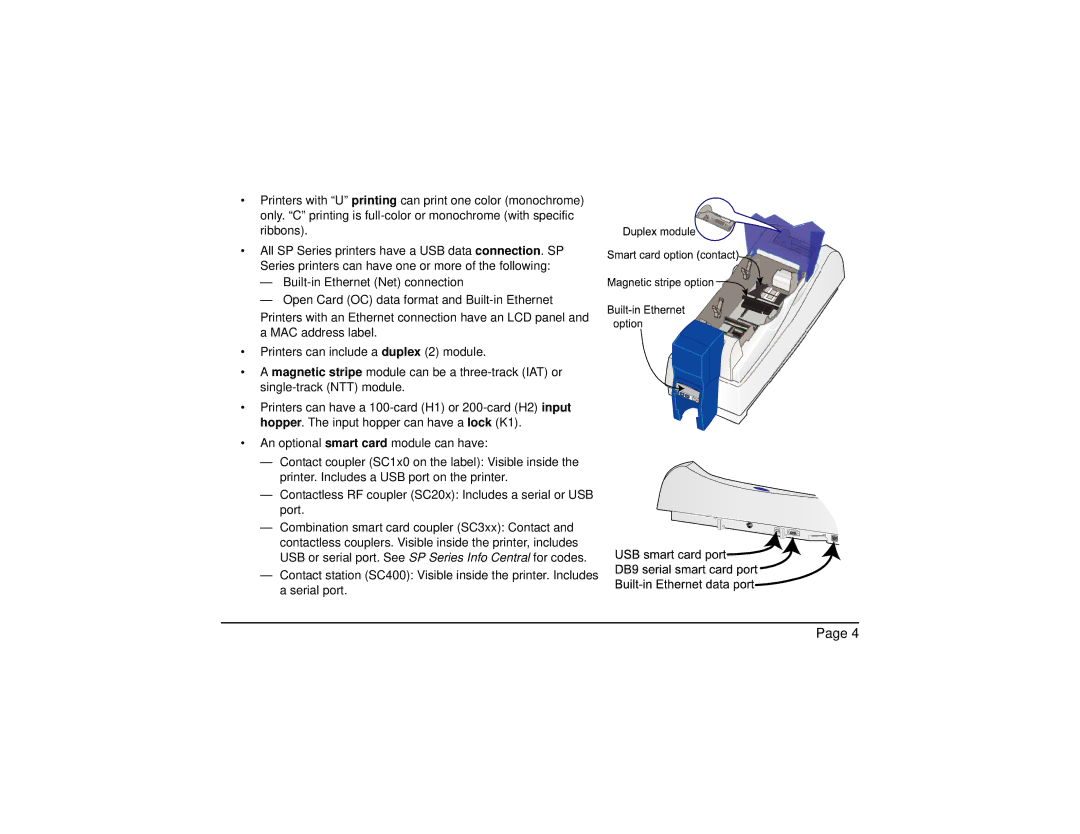 Datacard Group SP Series manual 