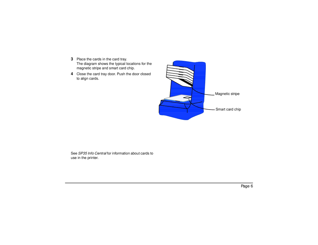 Datacard Group SP35 manual Magnetic stripe 