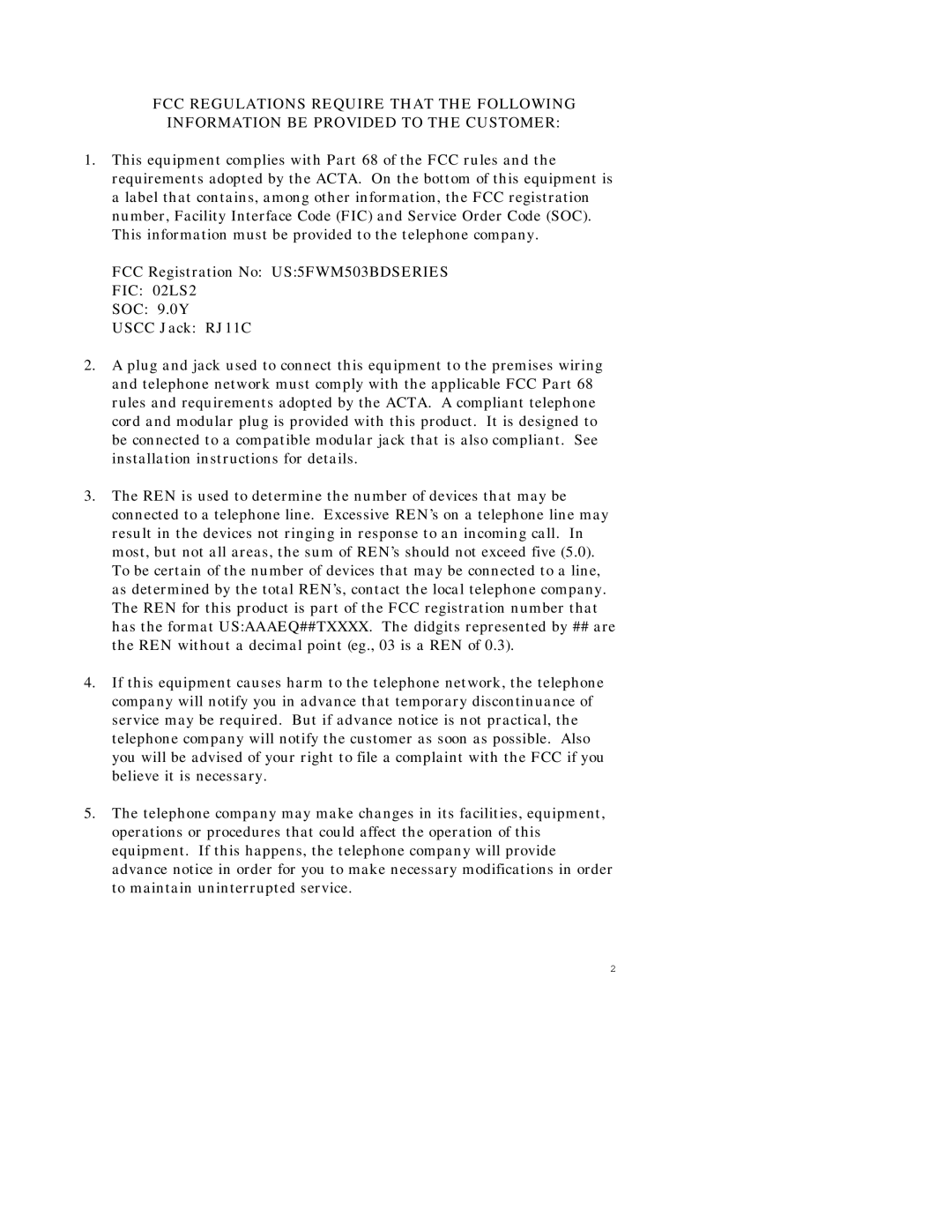 Datacom Systems D56 specifications 