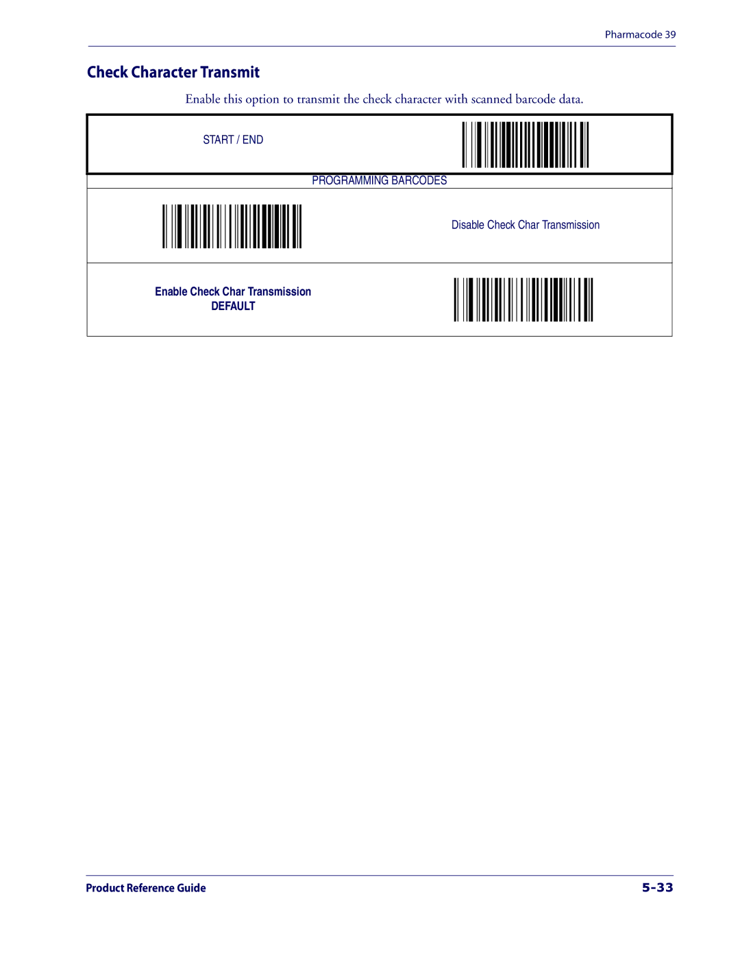 Datalogic Scanning 1000I manual Pharmacode 