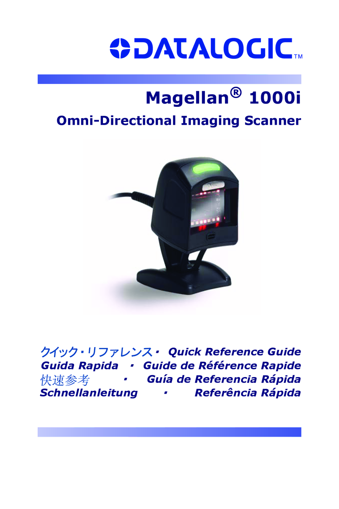 Datalogic Scanning 1000I manual Magellan, Omni-Directional Imaging Scanner 