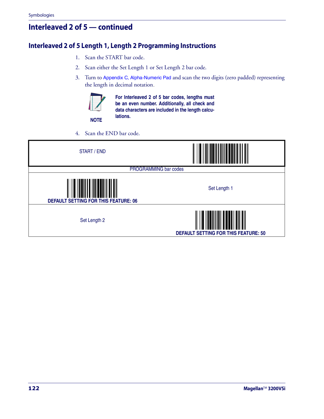 Datalogic Scanning 3200VSI manual 122 