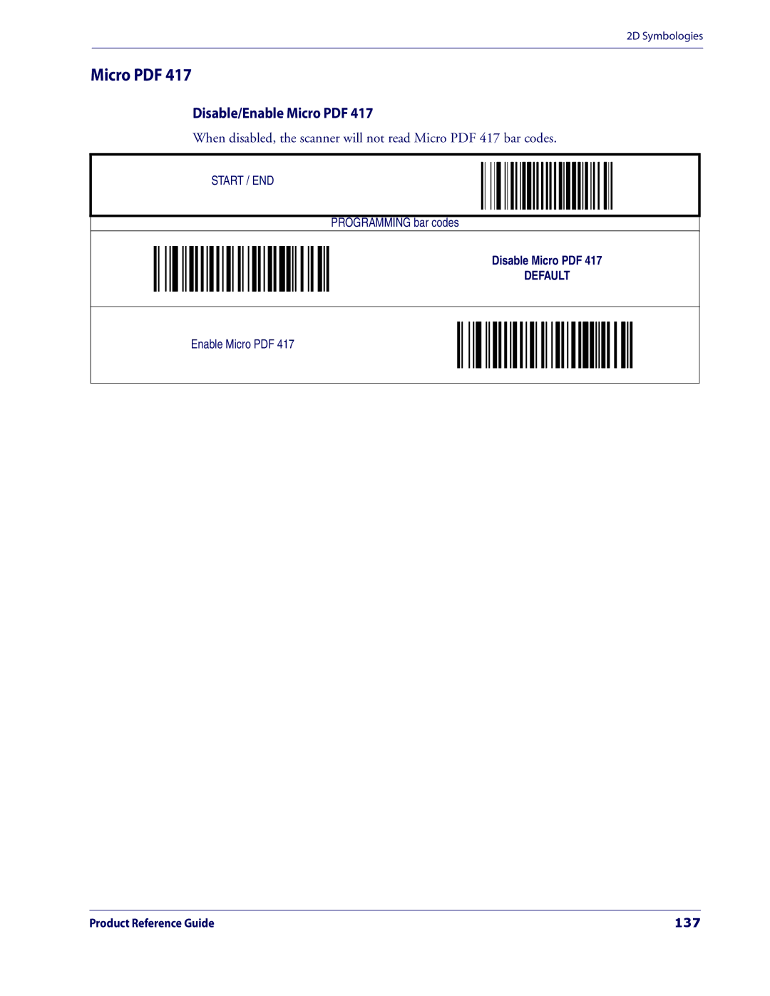 Datalogic Scanning 3200VSI manual 137 