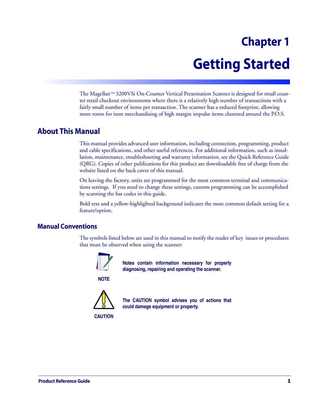 Datalogic Scanning 3200VSI manual About This Manual, Manual Conventions 