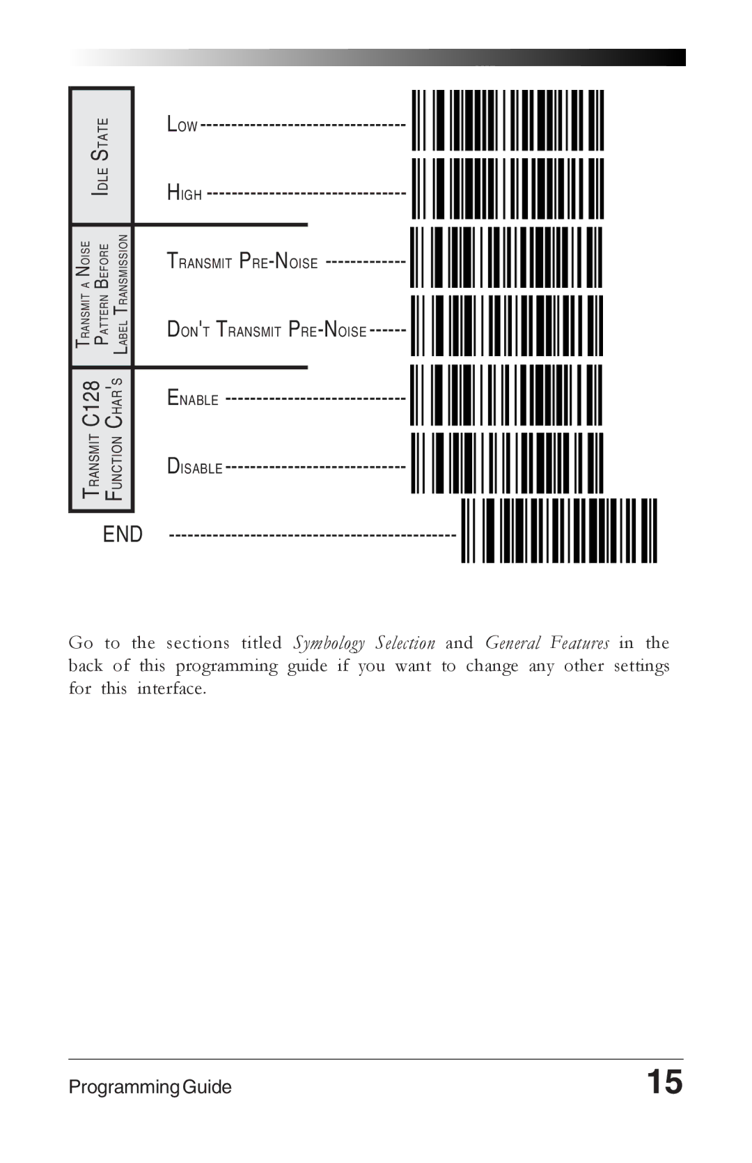 Datalogic Scanning 6000 PLUS manual LOW High, Transmit PRE-NOISE 