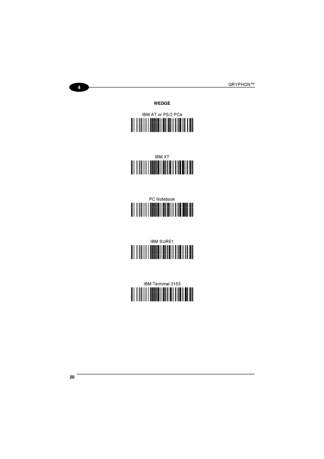 Datalogic Scanning 90ACC1780 manual Wedge 