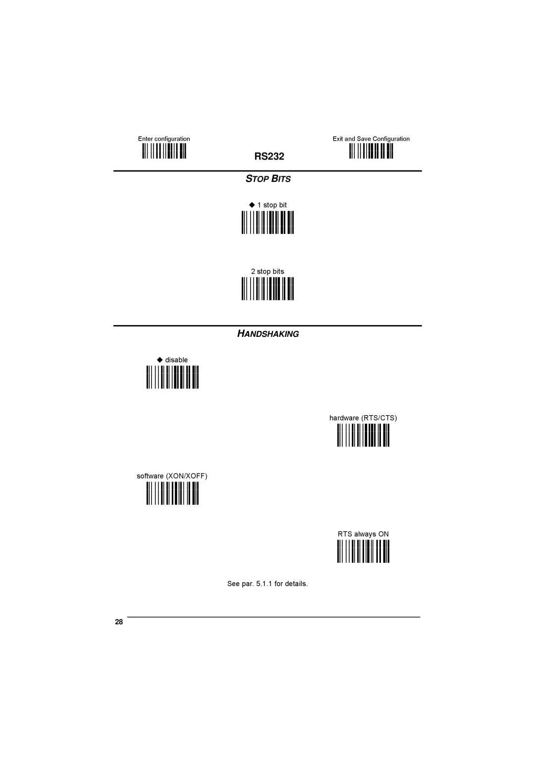 Datalogic Scanning 90ACC1780 manual Stop bit $#2k, $#5k, Disable $&8k, $&k, $&k, $&Ak 