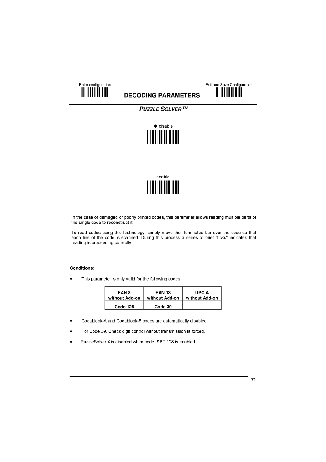 Datalogic Scanning 90ACC1780 manual Ean, UPC a 