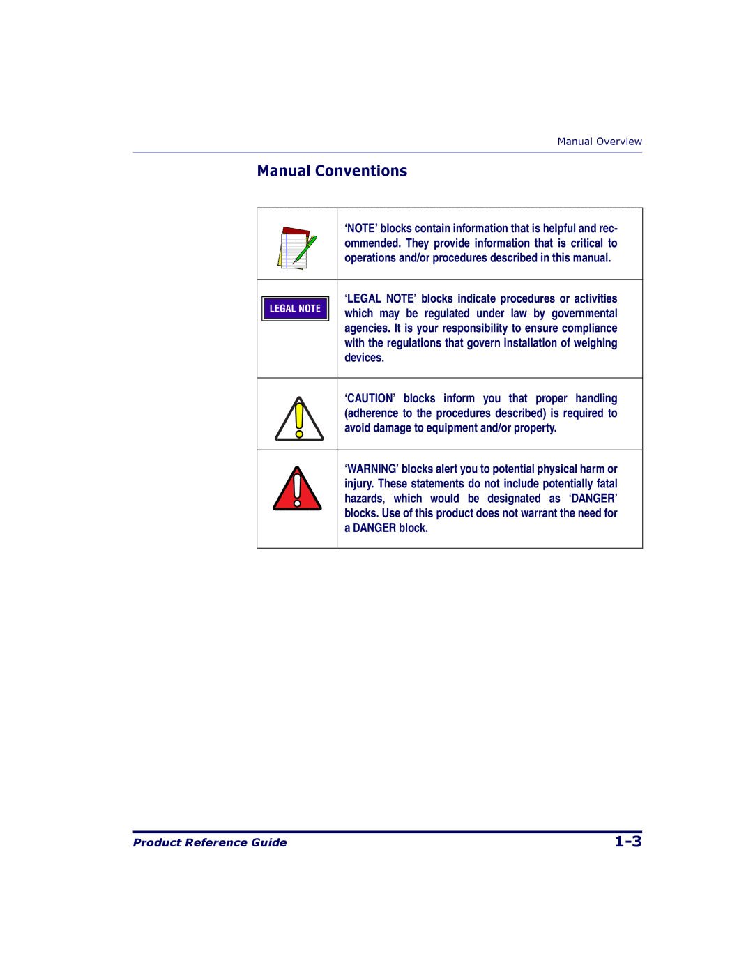 Datalogic Scanning 9500, 9504 manual Manual Conventions, Avoid damage to equipment and/or property 