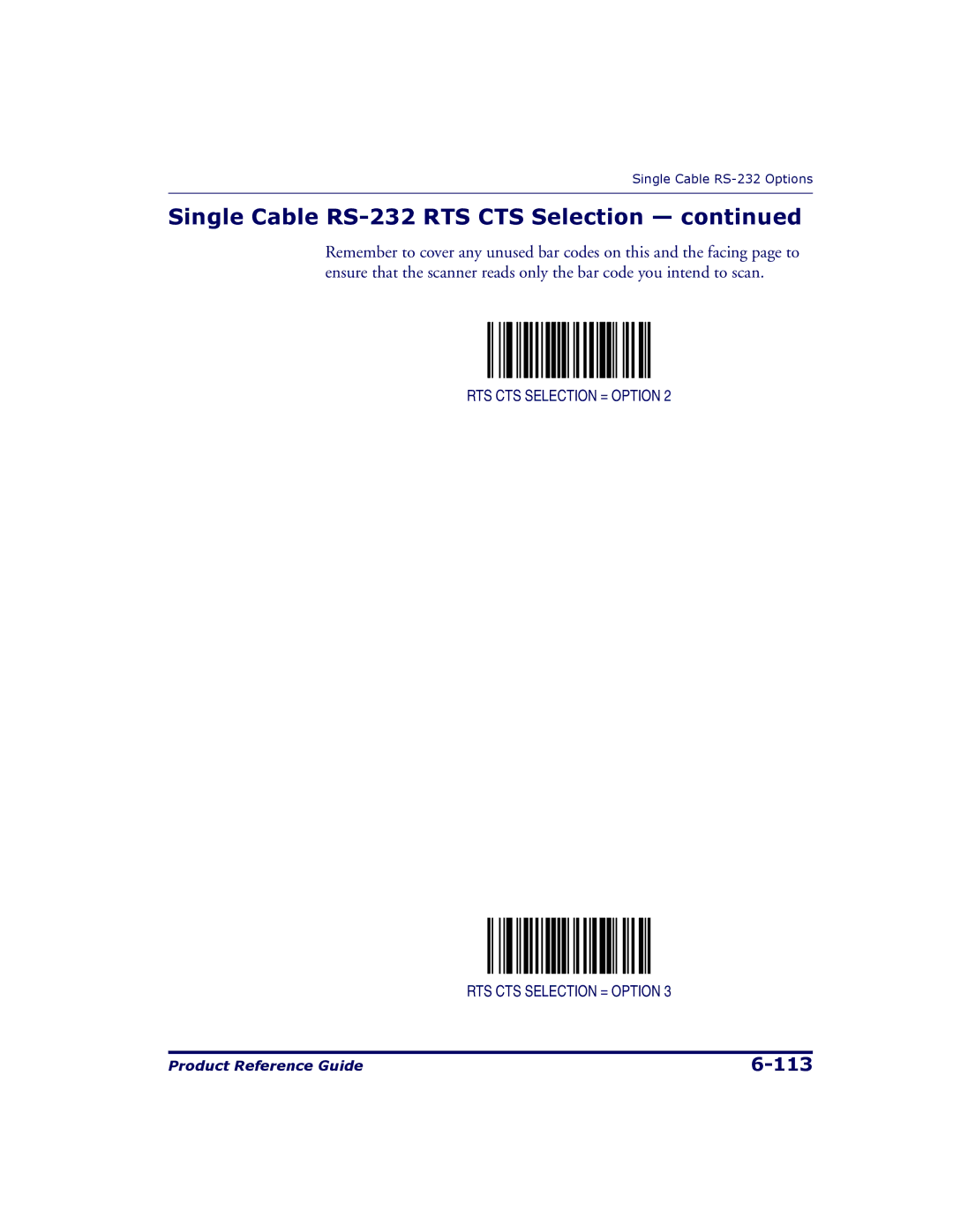 Datalogic Scanning 9500, 9504 manual 113 