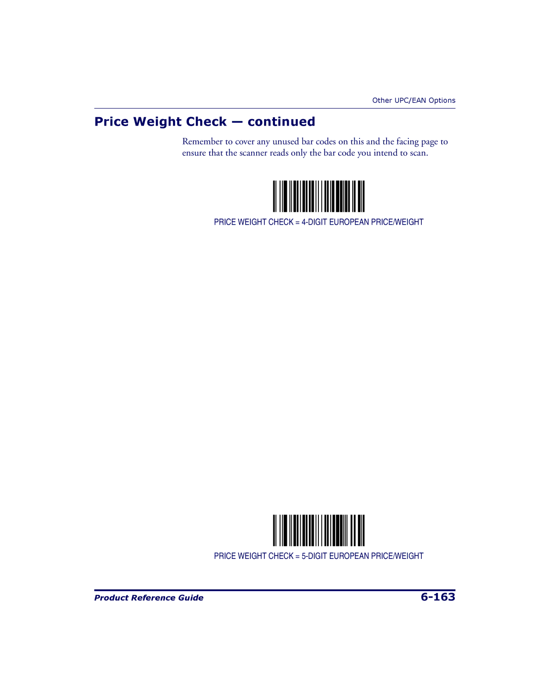 Datalogic Scanning 9500, 9504 manual 163 