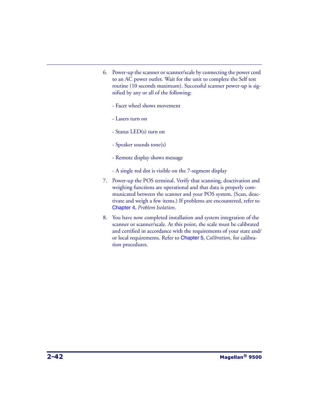 Datalogic Scanning 9504, 9500 manual Problem Isolation 