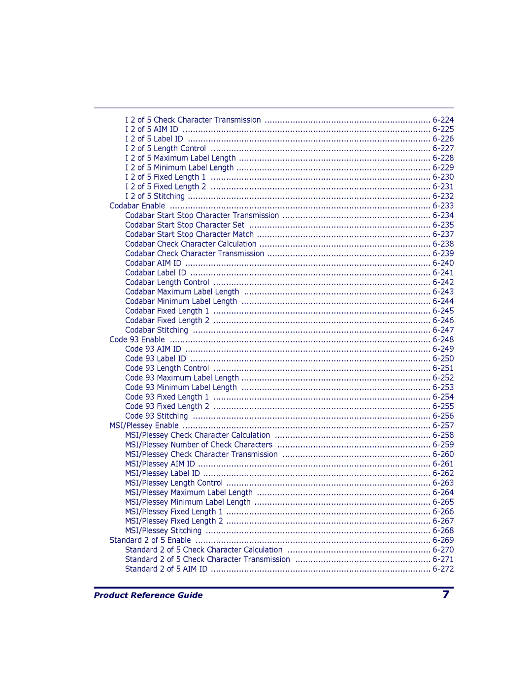 Datalogic Scanning 9500, 9504 manual Aim Id 