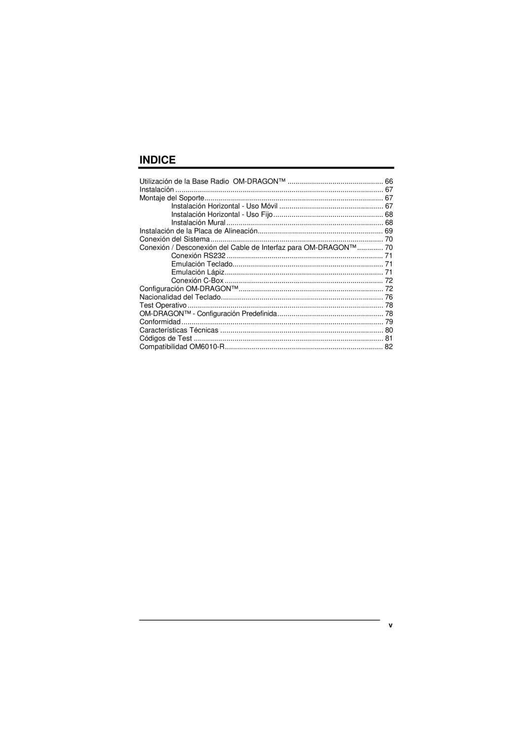 Datalogic Scanning D101 LR manual OM-DRAGON Configuración Predefinida 